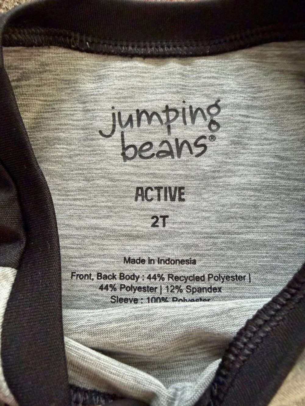 Jumping Beans Active 2T Long Sleeve Tees Lot of 2 Mickey Mouse + Neon Dinos